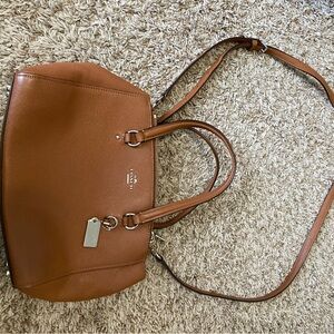 Coach brown shoulder bag